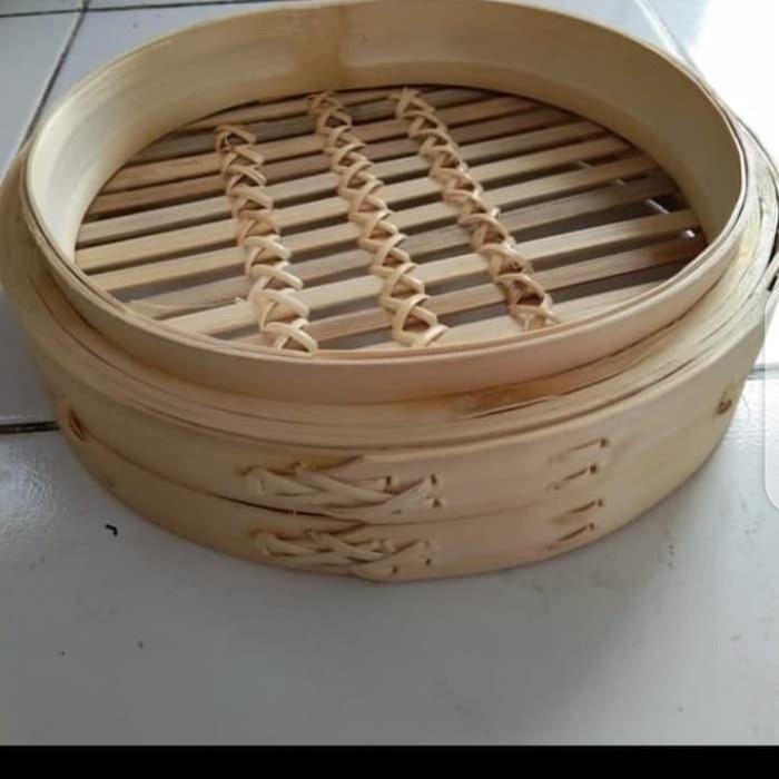 Jual Klakat Dimsum Bambu 35cm Tutup Shopee Indonesia