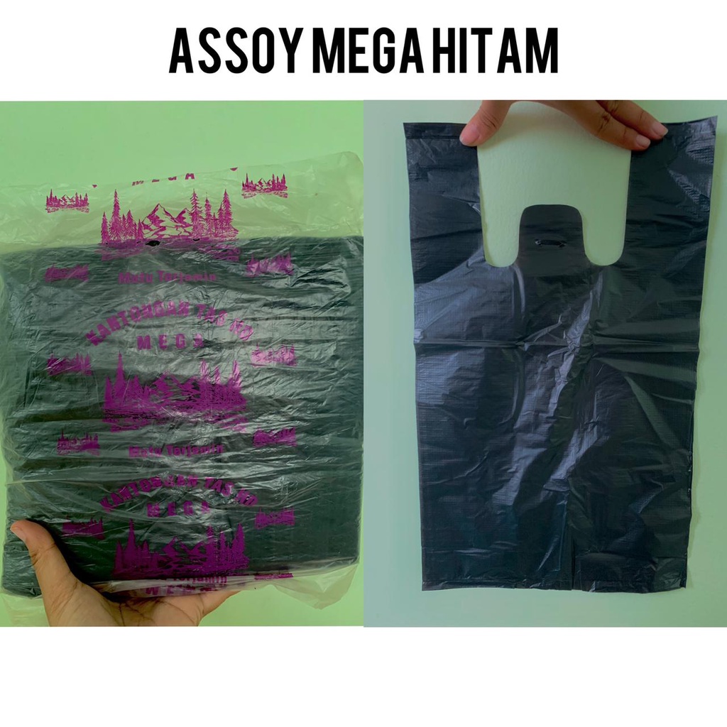 Jual Plastik Kantong Kresek Kiloan Warna Hitam Kecil Sedang Besar