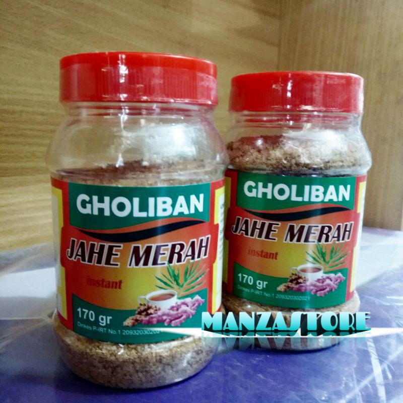 Jual Minuman Tradisional Jahe INSTAN Gholiban Jahe Merah 170gram