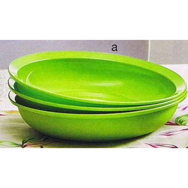 Jual 1119 YPiring Cresendo Plate Hijau Blossom Collection Piring Makan