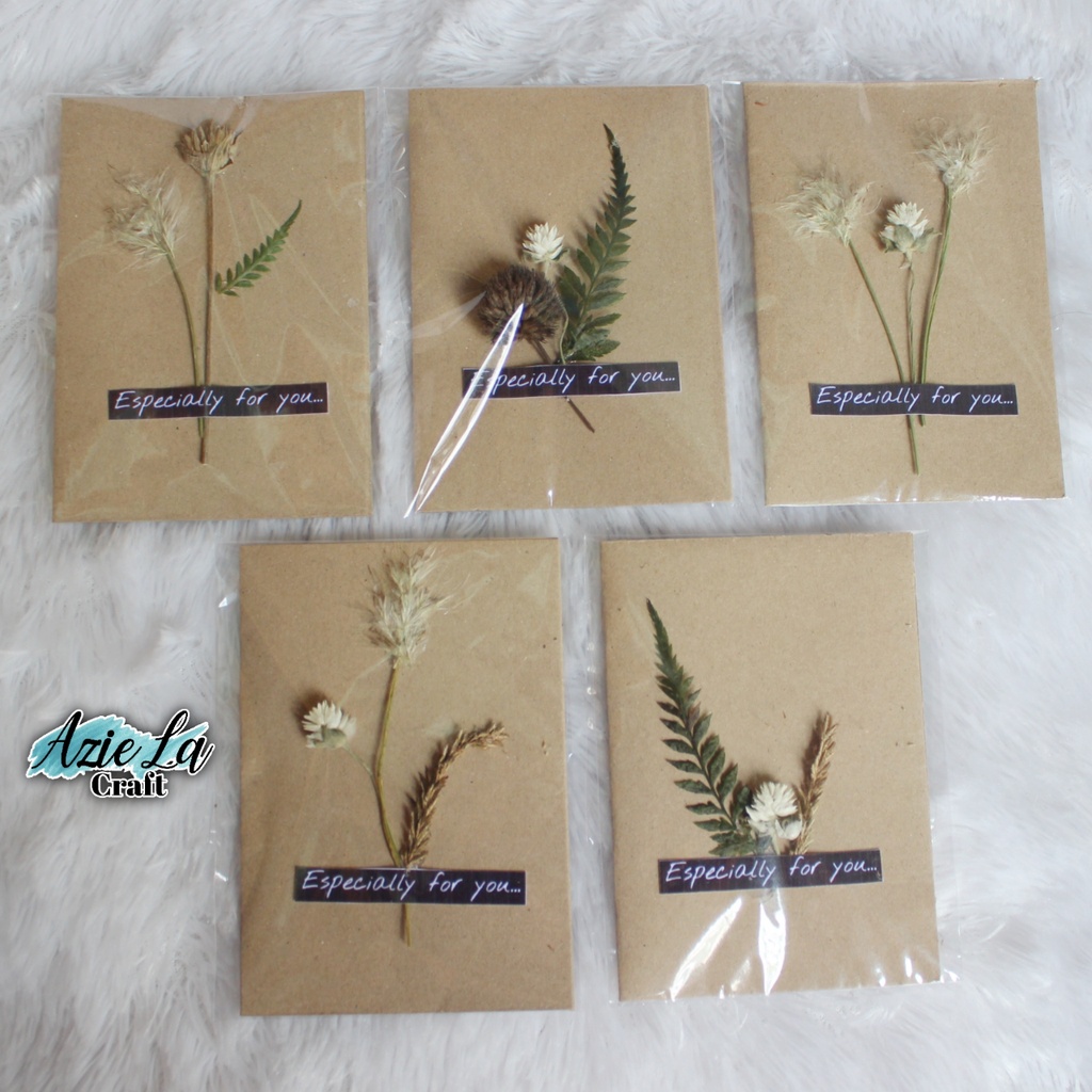 Jual Greeting Card Aesthetic Kartu Ucapan Aestetik Rustic Minimal