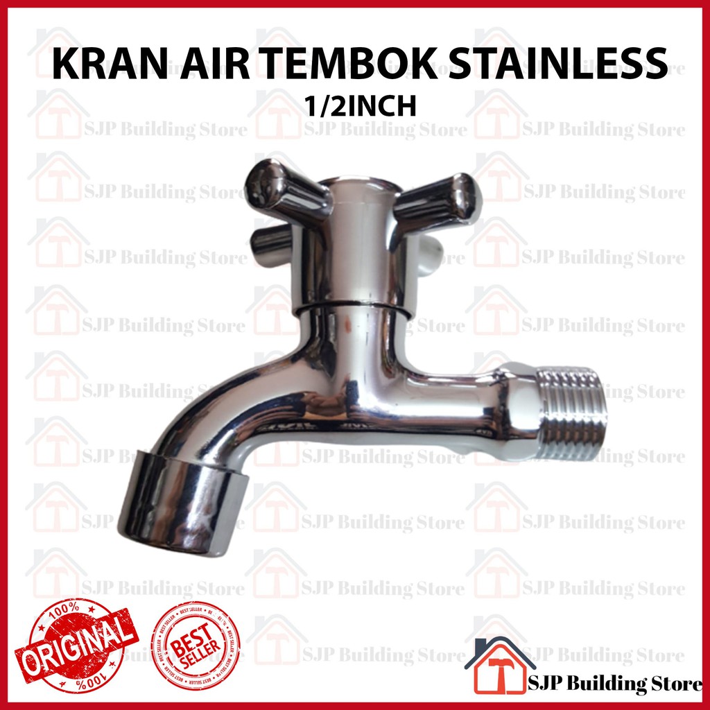 Jual COD Kran Air Baling Stainless 1 2 Inci Dan 3 4 Inci 0 5 0 75 L