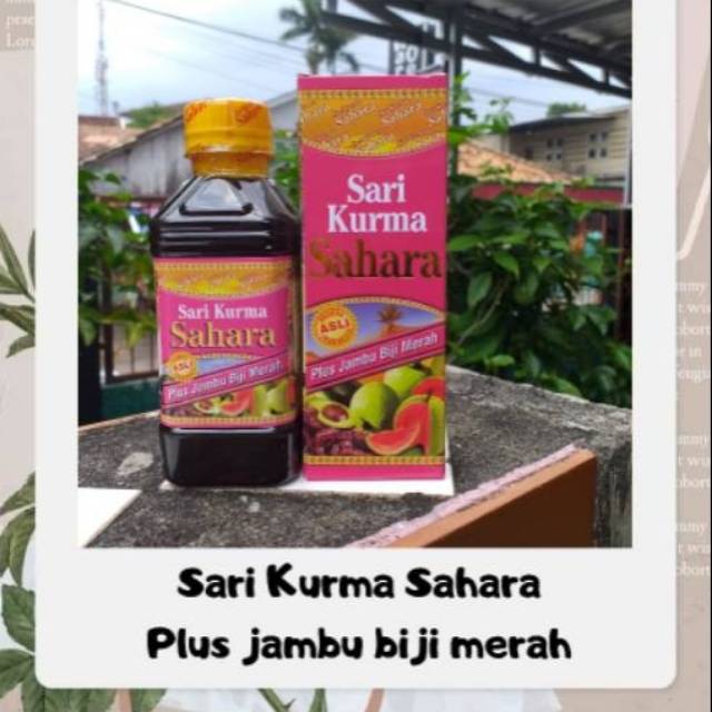 Jual Sari Kurma Sahara Plus Jambu Biji Merah Shopee Indonesia