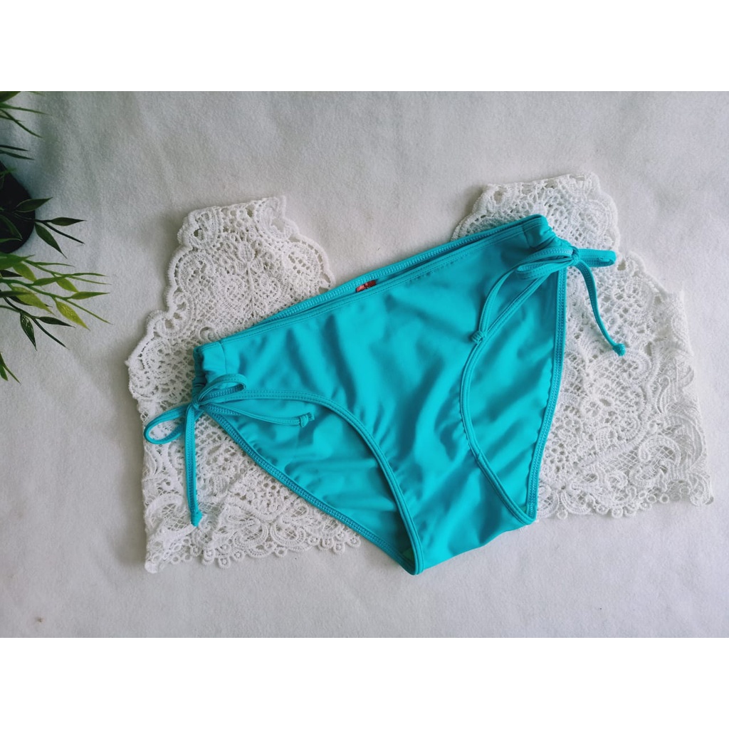 Jual Bikini Pantai Segitiga Dengan Busa Selip Bk R Xo Biru