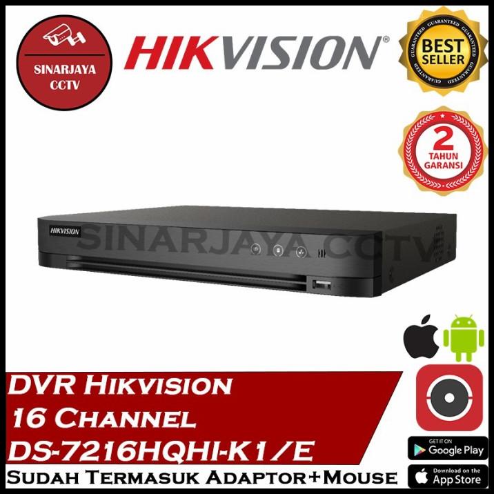 Jual Dvr 16Chanel Hikvision Ds 7216 Hqhi K1 Turbo Hd Shopee Indonesia