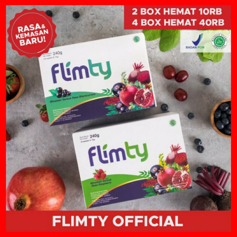 Jual Flimty Fiber Detox Antidioksidan 1 Box Isi 16 Sachet