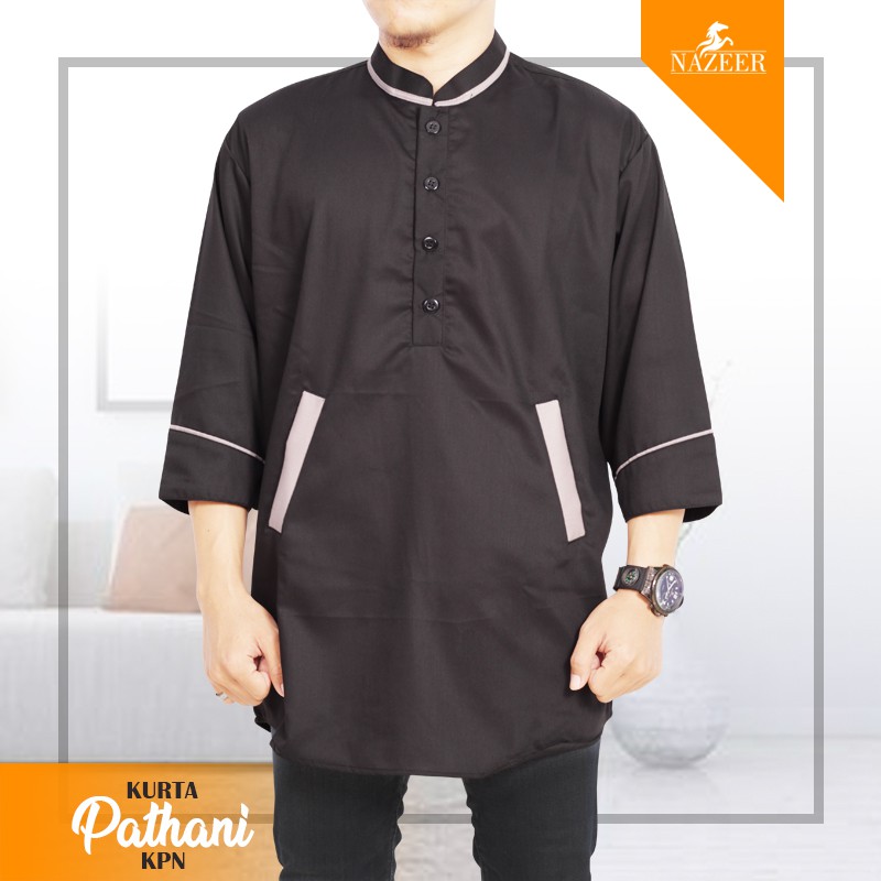 Jual KURTA PATHANI KPN BLACK Shopee Indonesia