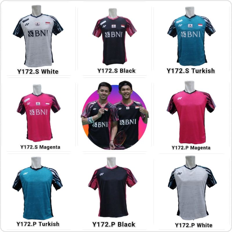 Jual Kaos Jersey Bulutangkis Baju Atasan Dewasa Badminton Polos