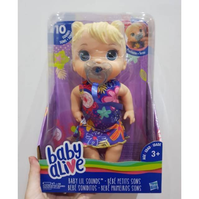 Jual Baby Alive Lil Sounds Blonde Shopee Indonesia