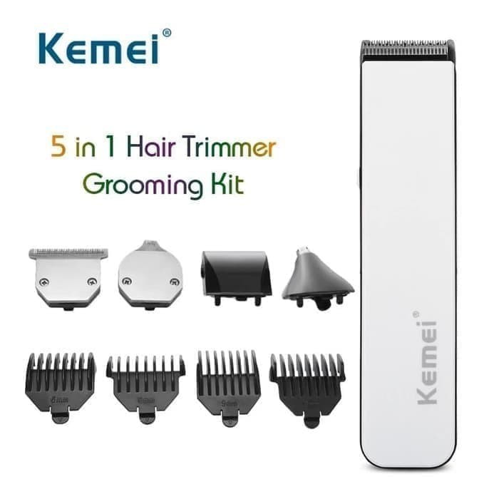 Jual ALAT CUKUR RAMBUT KEMEI 3590 5 IN 1 GROOMING KIT Shopee Indonesia