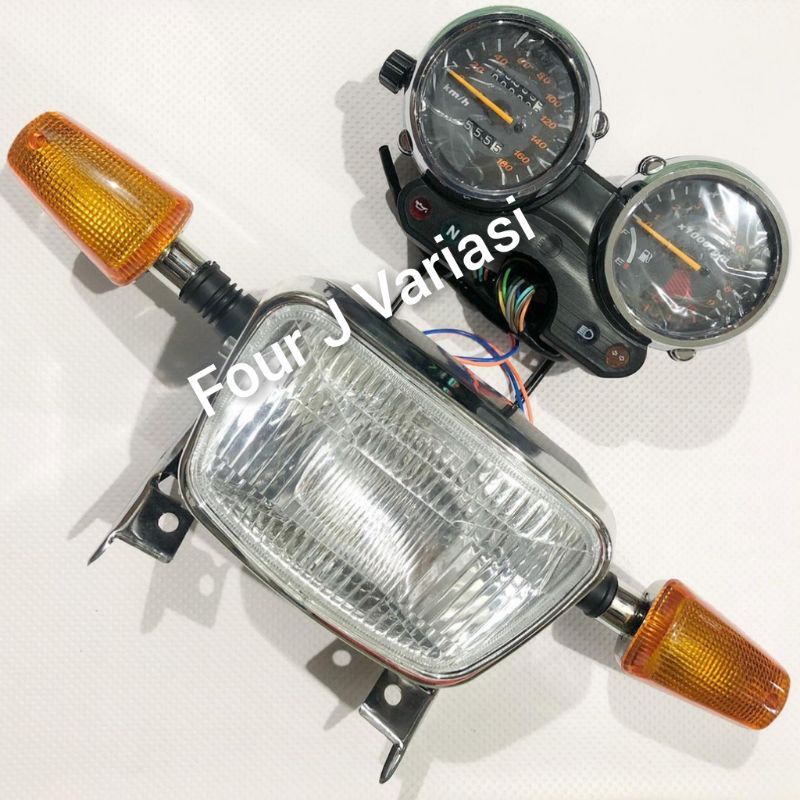 Jual Paket Speedometer Kilometer Reflektor Lampu Sein Bracket Kupingan