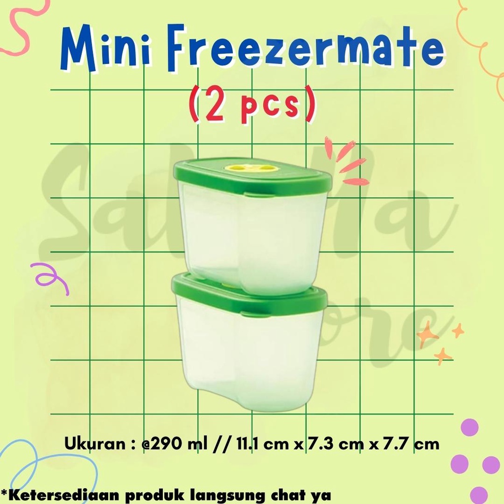 Jual Mini Freezermate Isi 2 Pcs Kapasitas 290 Ml Shopee Indonesia