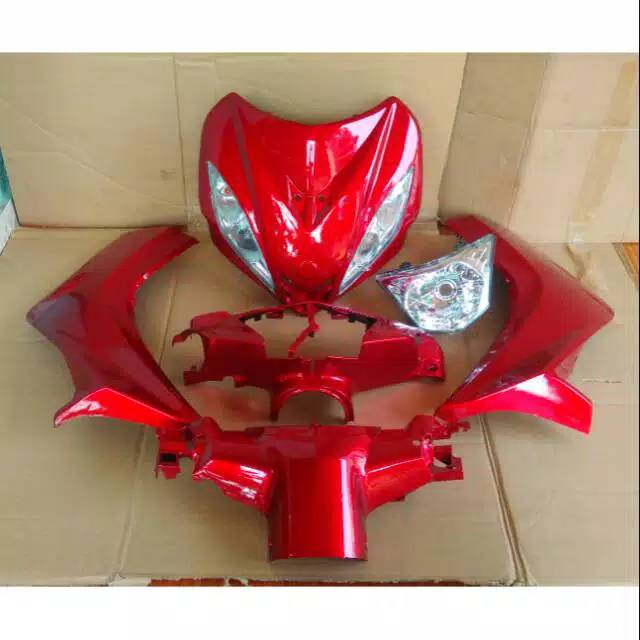 Jual Cover Body Halus Jupiter Mx Lama Old Merah Plus Reflektor Dan Sen