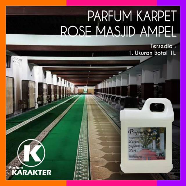 Jual Promo Parfum Karper Aroma Rose Masjid Ampel Liter Original