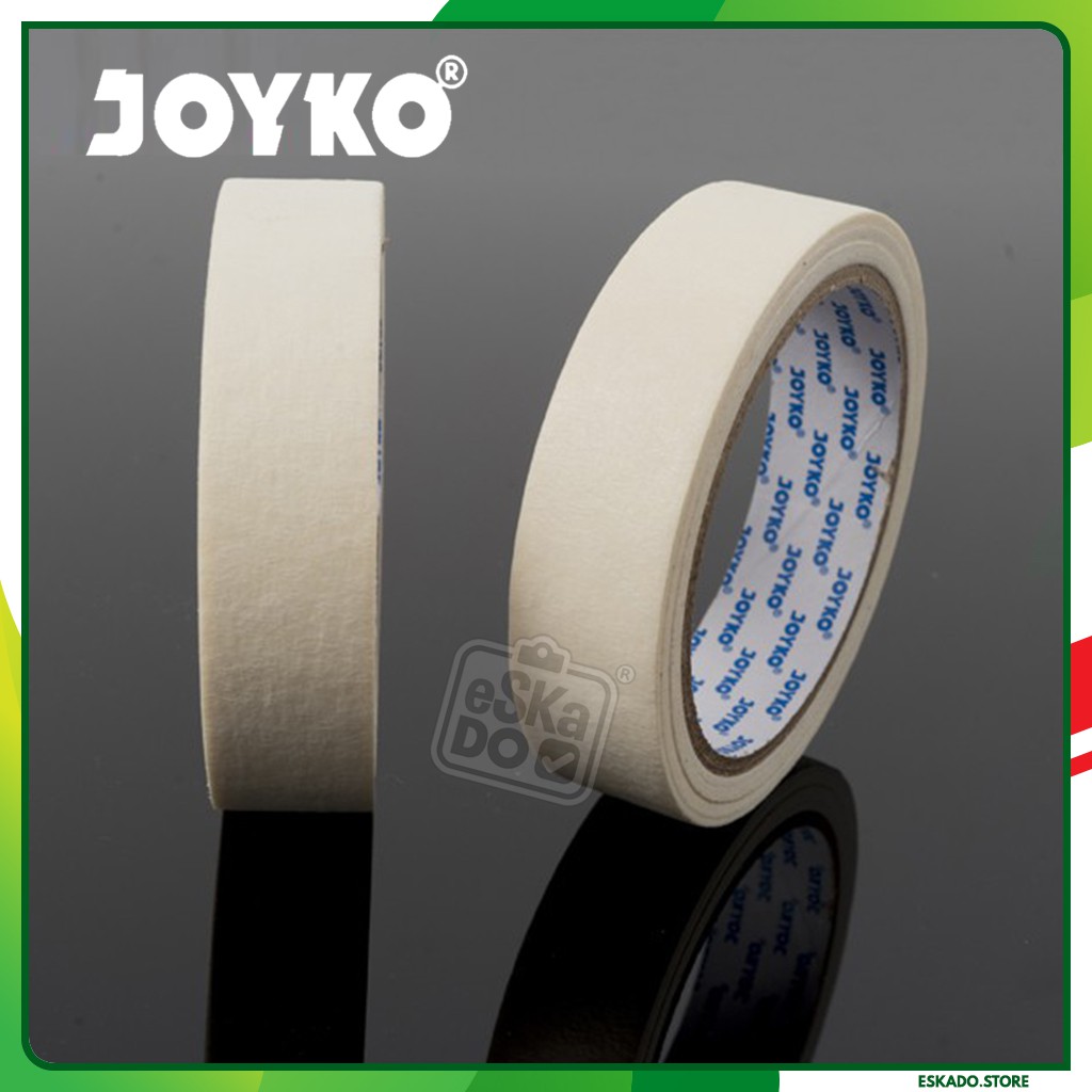 Jual Masking Tape Lakban Kertas Warna Cream Joyko Mm X Meter