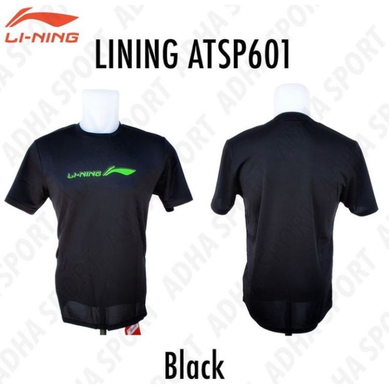 Jual Jersey Badminton Lining ATSP601 ATSP 601 Black Hitam Original