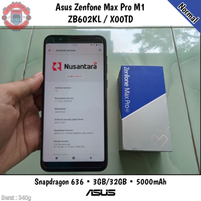 Jual Asus Zenfone Max Pro M Gb Gb Normal Snapdragon Zb Kl