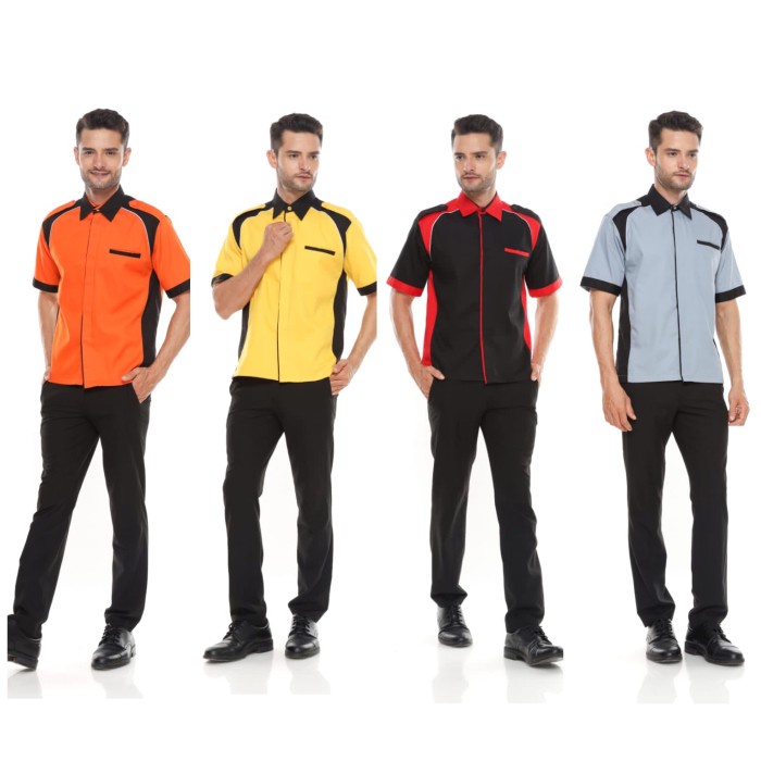 Jual Codes X Kemeja Office Seragam Kerja Baju Seragam Pegawai Drill