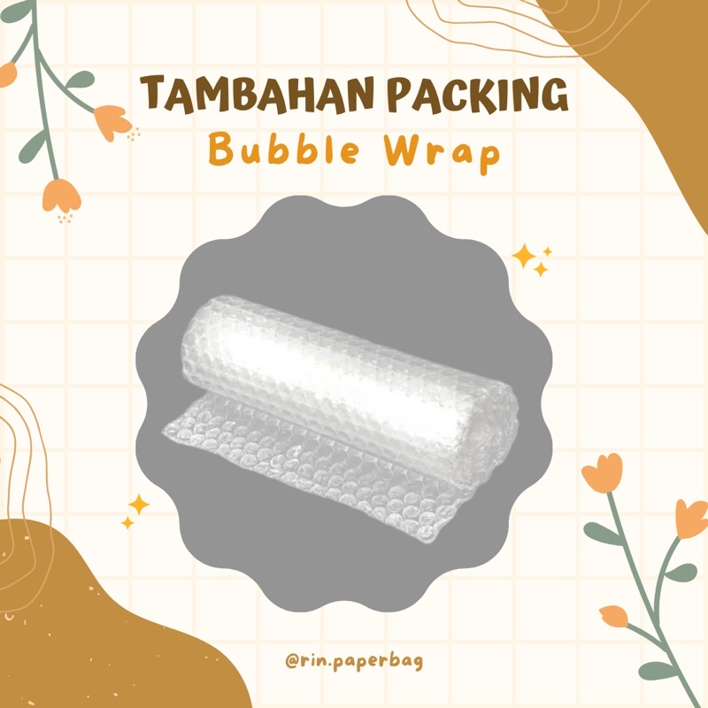 Jual Biaya Tambahan Packing Bubble Warp Shopee Indonesia