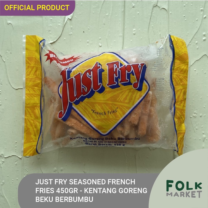 Jual Just Fry Seasoned French Fries Gr Kentang Goreng Beku