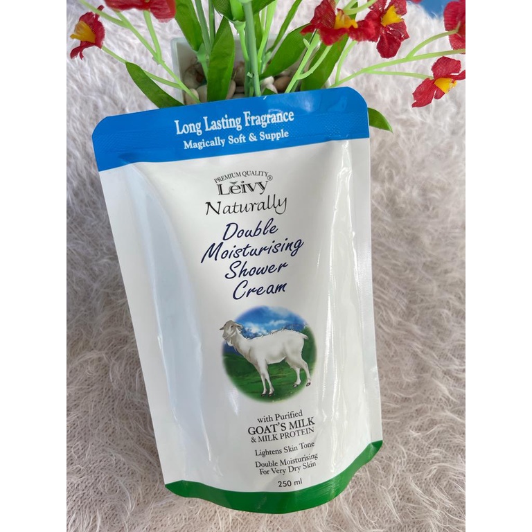 Jual Leivy Shower Cream Goat Milk Reff Ml Sabun Mandi Body Wash