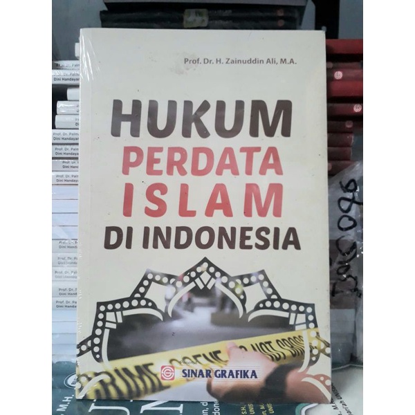 Jual Hukum Perdata Islam Di Indonesia Zainuddin Ali Buku Asli Hvs