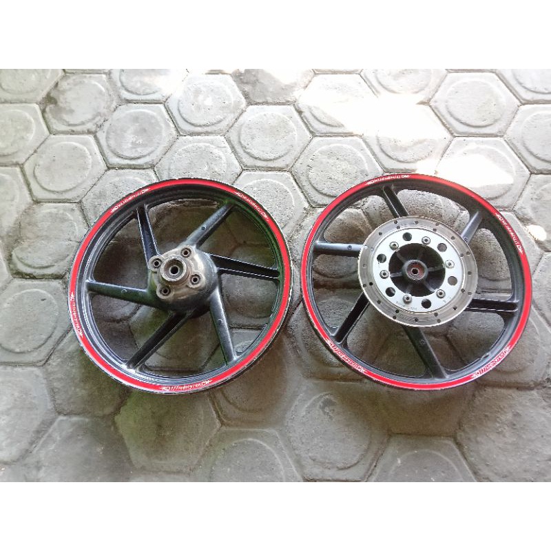 Jual Velg Palang Original Copotan Megapro Primus Ring Set Piringan