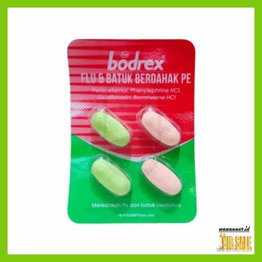 Jual KEPALADEMAM BODREX FLU DAN BATUK BERDAHAK PE STRIP 4 TABLET