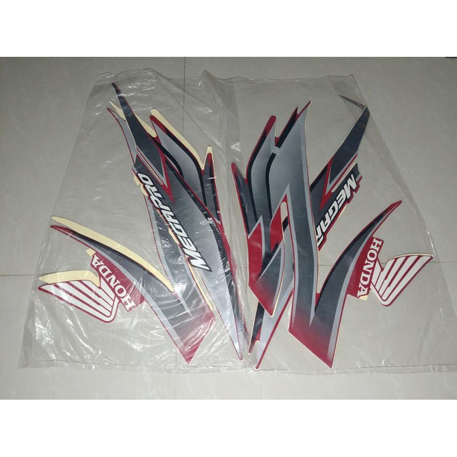 Jual Stiker Bodi Lis Body Striping Megapro Primus 2008 Merah