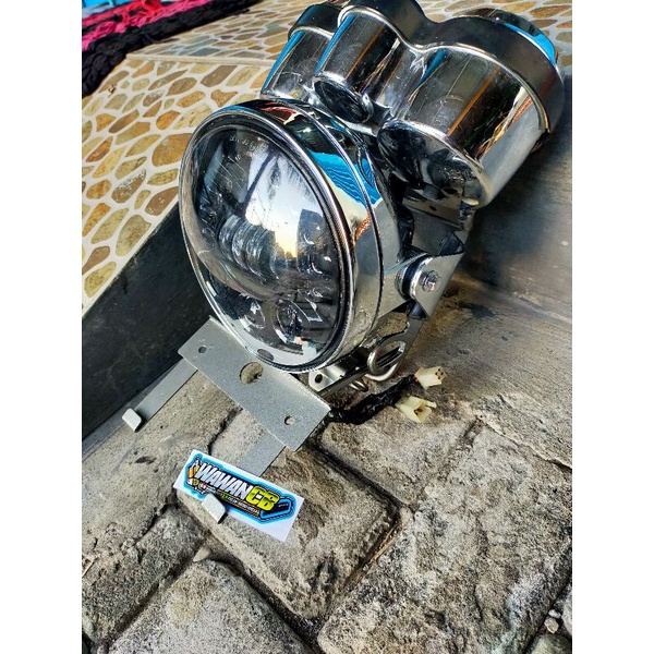 Jual Lampu Ninja Set Spido Original Kawasaki Reflektor Daymaker Inchi