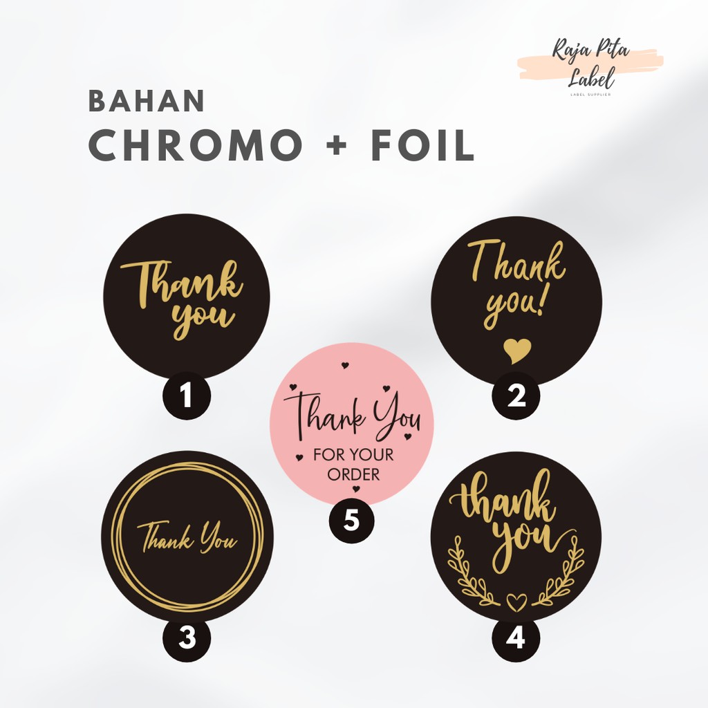 Jual Stiker Label Thank You Pcs Shopee Indonesia