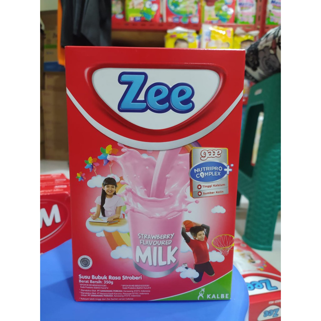 Jual Zee Swiss Chocolate Vanilla Twist Milk Strawberry Milk G