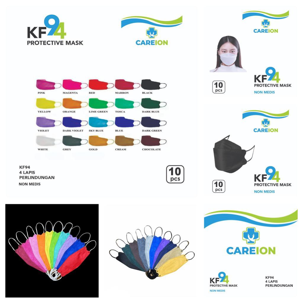 Jual Masker Rainbow Kf Careion Masker Kf Korea Ply Careion Warna