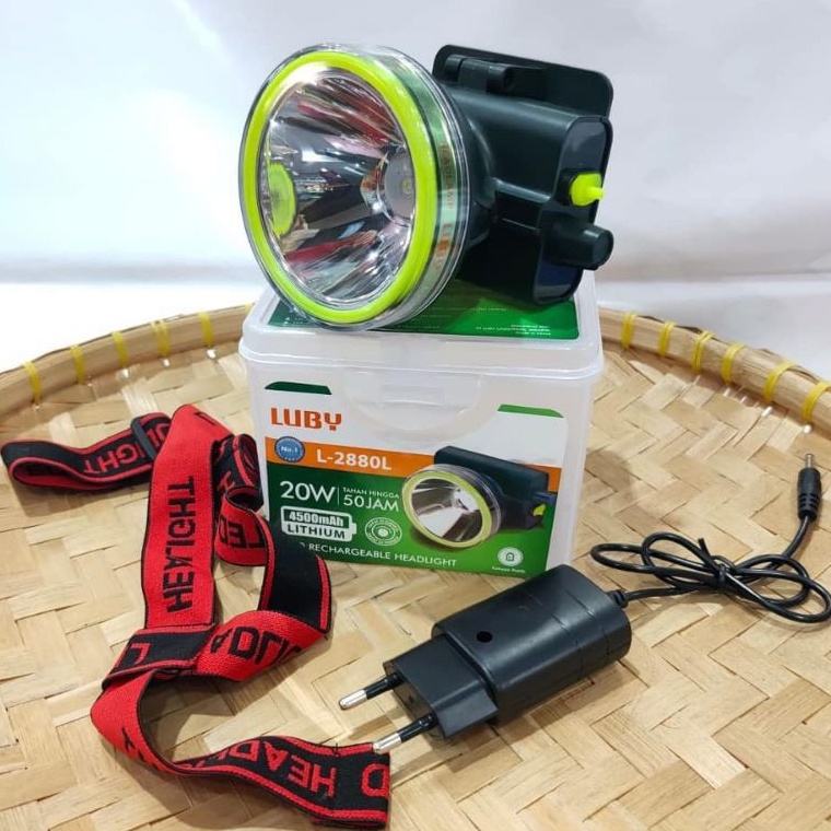 Jual Luby L2880 Senter Kepala Super Terang Headlamp Outdoor LED