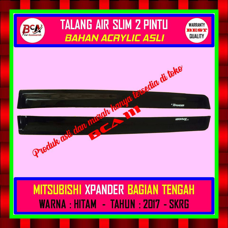 Jual TALANG AIR TENGAH MITSUBISHI XPANDER 2017 UP MODEL SLIM