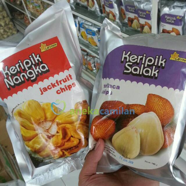 Jual Keripik Kripik Buah Levina Keripik Apel Nangka Salak Mangga