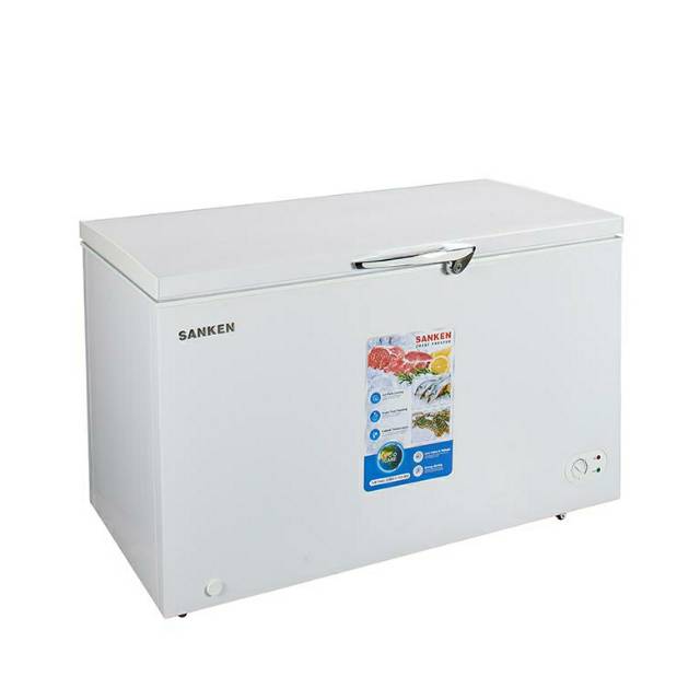 Jual Chest Freezer Sanken Srf Whtg Shopee Indonesia