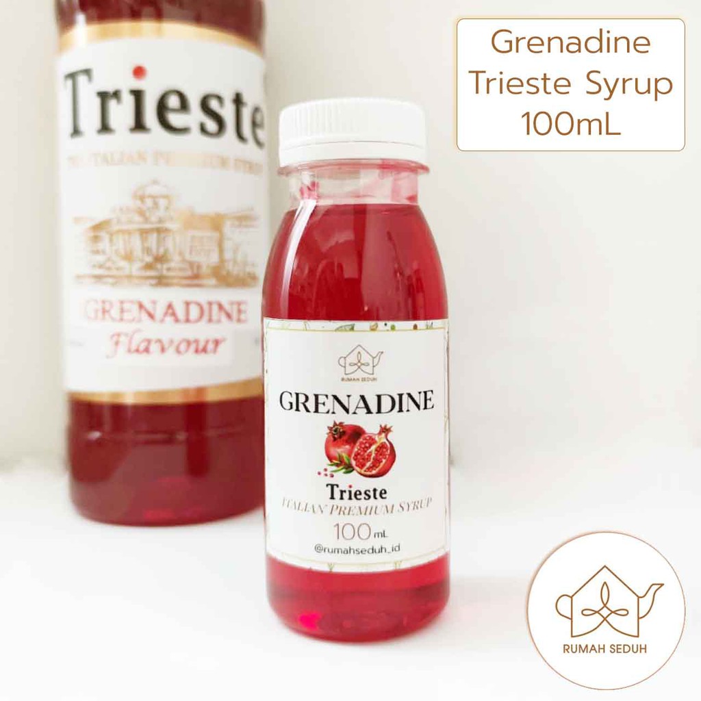 Jual 100 ML Grenadine Trieste Syrup Sirup Delima Trieste Mini Size