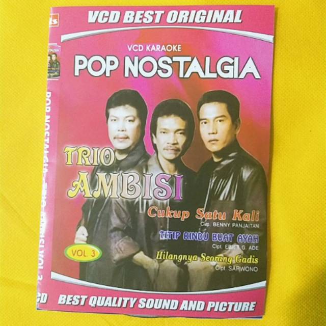 Jual Kaset Vcd Karaoke Pop Nostalgia Trio Ambisi Shopee Indonesia