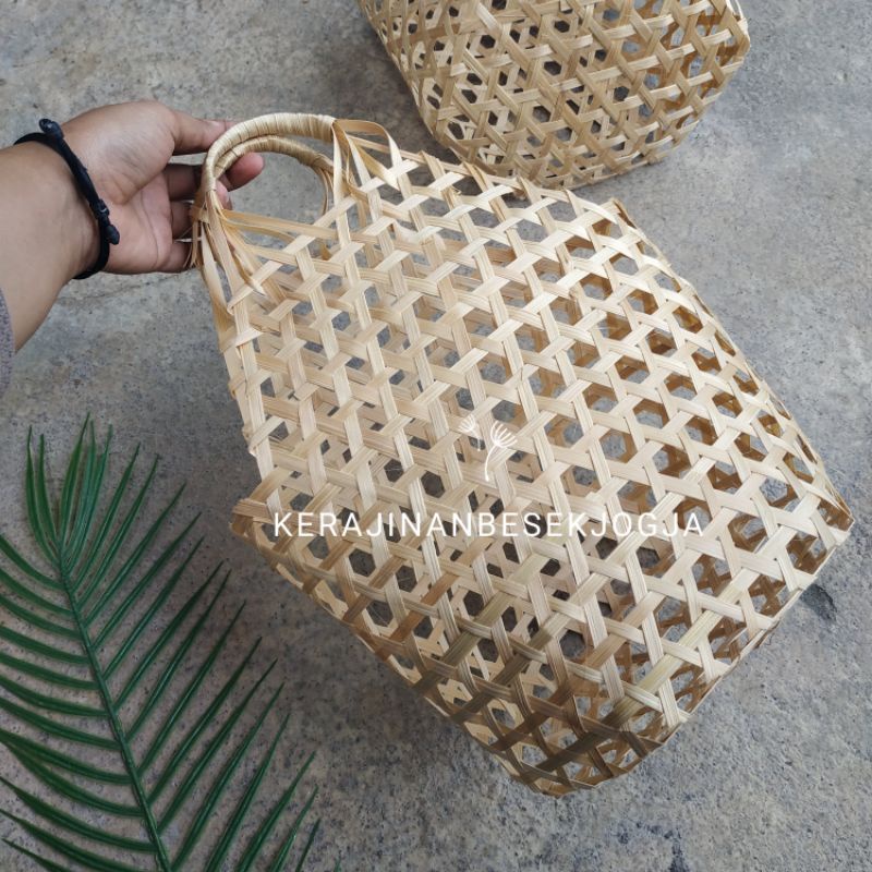 Jual Tas Yukensi Natural Tas Bambu Hampers Besek Kekinian Besek Jogja