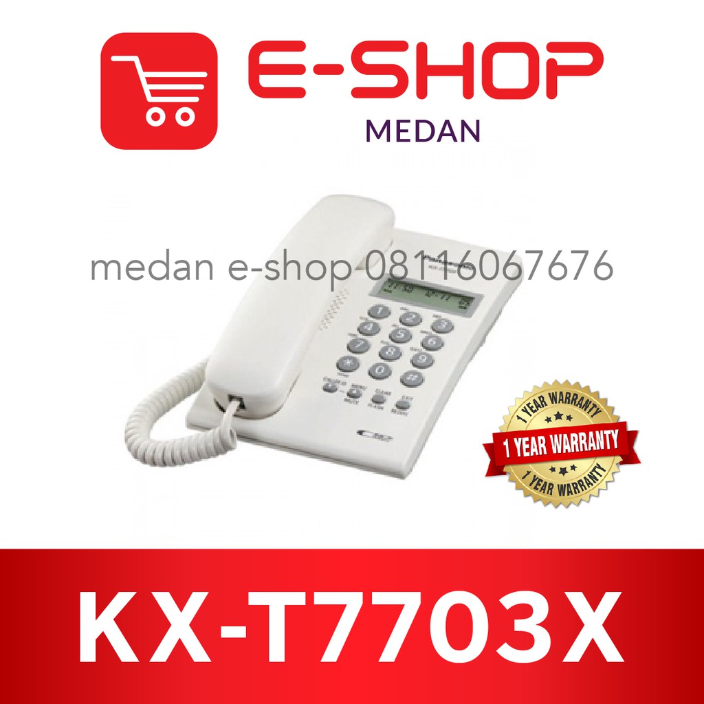 Jual Telepon Panasonic Kabel Kx T Telpon Rumah Kantor Single Analog