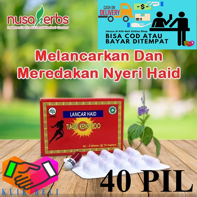 Jual Pelancar Haid Tiauw Keng Poo Obat Herbal Lancar Haid Datang