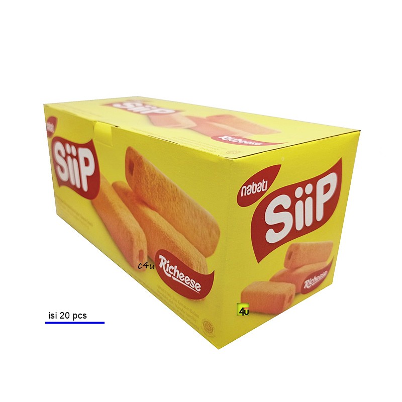 Jual NABATI SiiP 1 Box Isi 20 Pcs 5 Gram Varian Rasa Richeese Richoco