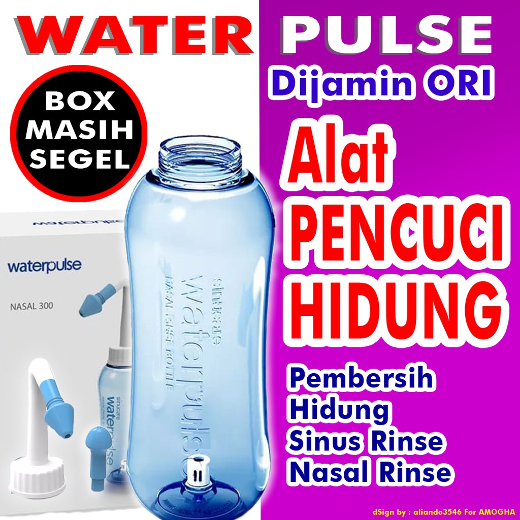 Jual Botol Asli Merk Waterpulse Nasal Wash Alat Cuci Hidung Cocok Untuk