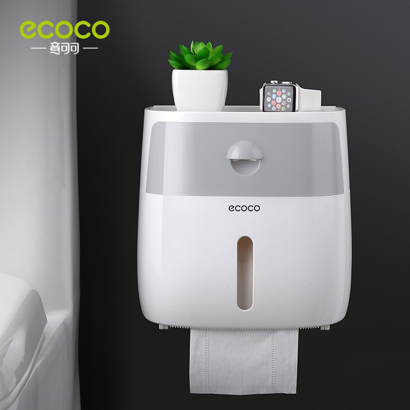 Jual Ecoco Double Tissue Box Kotak Tempat Tisu Toilet Paper Box