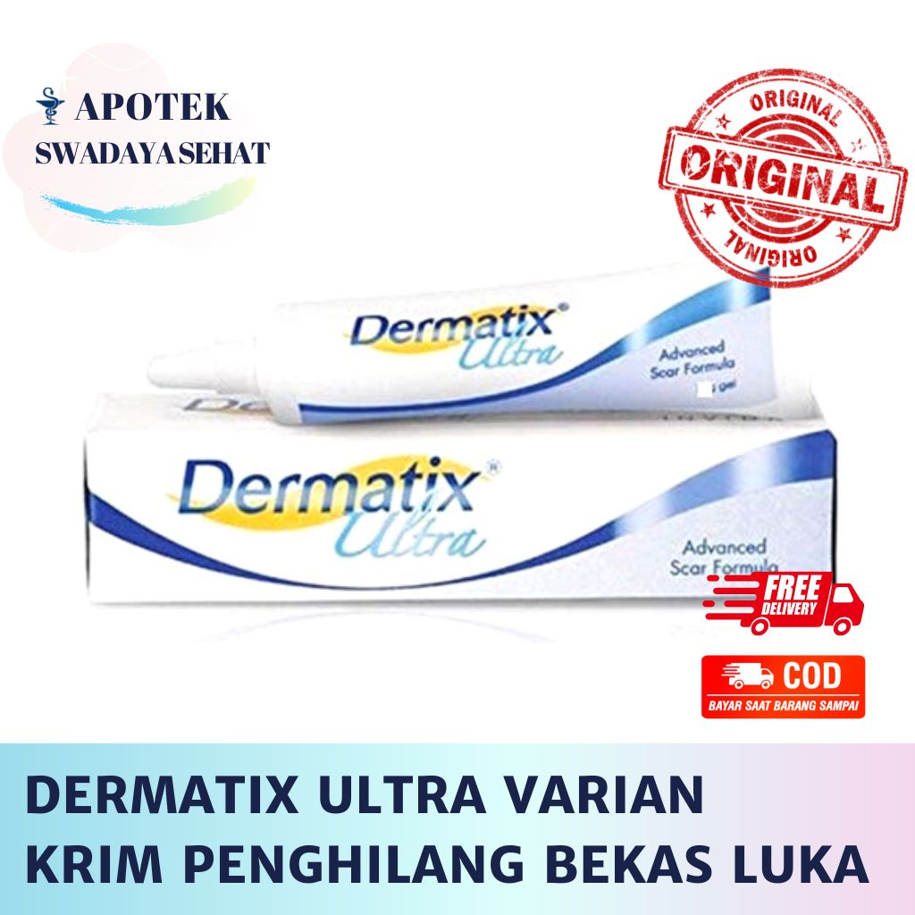 Jual DERMATIX ULTRA 9GR Krim 5 GR Penghilang Bekas Luka Sikatriks