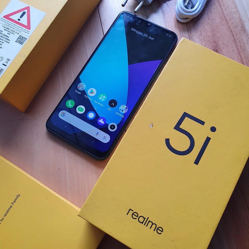 Jual REALME 5i SECOND 3 32GB 4 64GB HANDPHONE SECOND HP SEKEN HP BEKAS