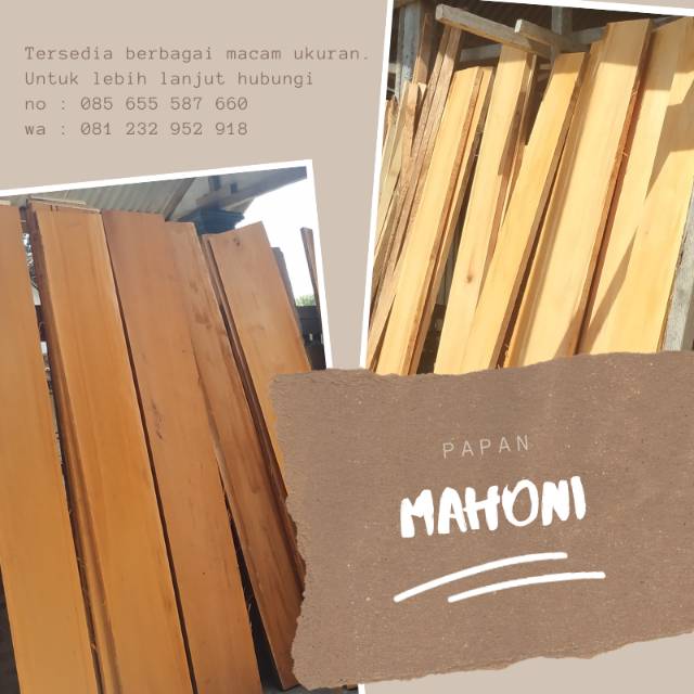 Jual PAPAN MAHONI PAPAN WADANG LOKAL BLITAR Shopee Indonesia