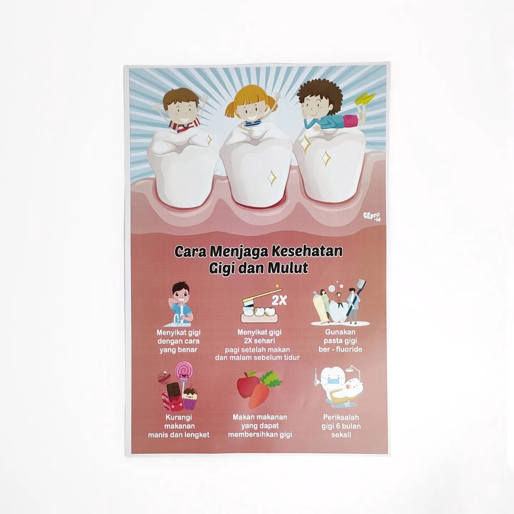 Jual Poster Flip Chart Edukasi Penyuluhan Kesehatan Gigi Dan Mulut