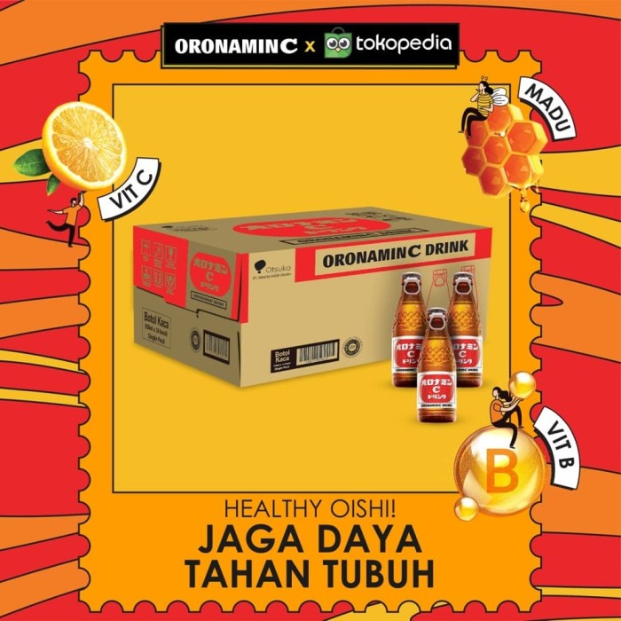 Jual Oronamin C Drink 120 Ml 1 Karton 24 Botol Shopee Indonesia